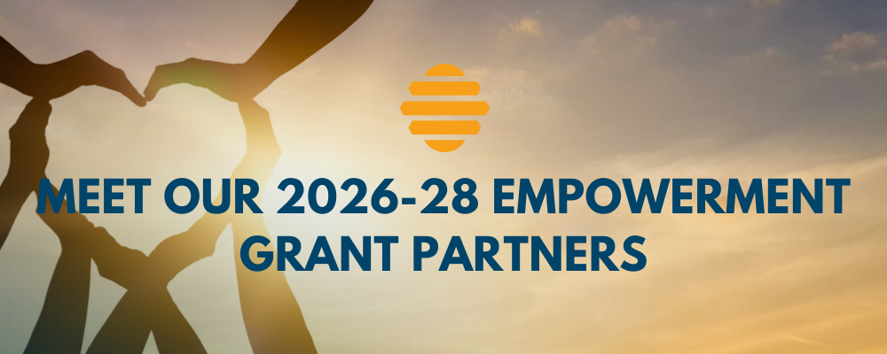2026 Empowerment Grantees Banner